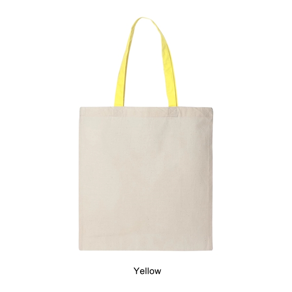 6 oz. 100% cotton canvas tote bag / shopping bag with... from ASI 41511 Brainchild USA Inc / BrainChild Gift Club
