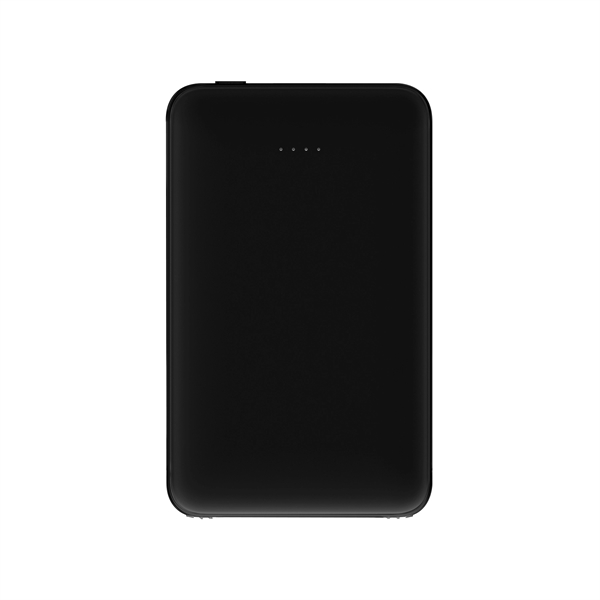 The Hermosa 5,000mAh Power Bank with Built-in-Cables for USB C, Micro... from ASI 74741 NVS Promo Designs, Inc.