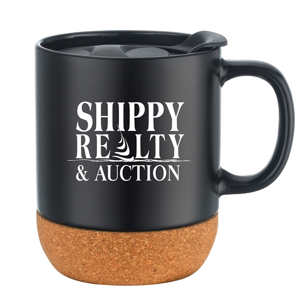 12 oz Hana Ceramic Cork Mug... from ASI 90859 Tempo Industries Inc