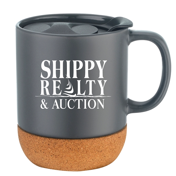 12 oz Hana Ceramic Cork Mug... from ASI 90859 Tempo Industries Inc