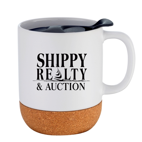 12 oz Hana Ceramic Cork Mug... from ASI 90859 Tempo Industries Inc