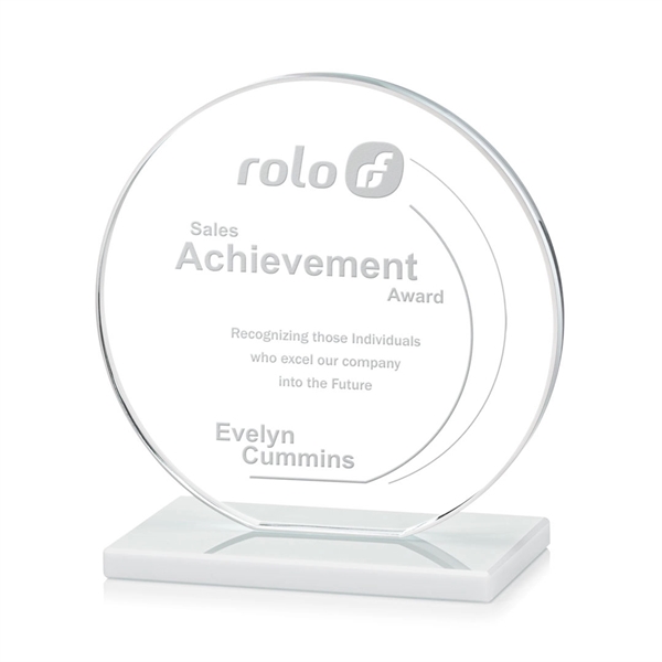 Our extraordinary cut Victoria Award features a flat edged Starfire disc... from ASI 84592 St Regis Group / St Regis