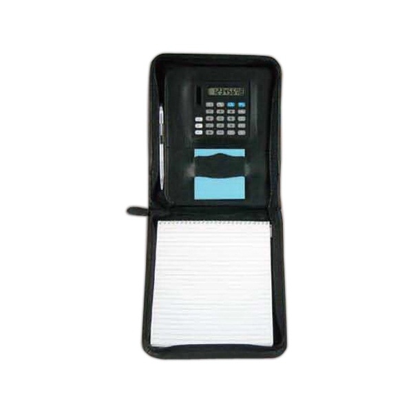 Workmate business folder with calculator.... from ASI 97490 ZZ REMOVED - Winston Manufacturing / Wizzer/Winston Leather