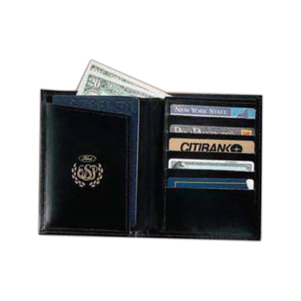 Frequent Travel Passport Wallet. Features 5 card pockets and a full... from ASI 97490 ZZ REMOVED - Winston Manufacturing / Wizzer/Winston Leather