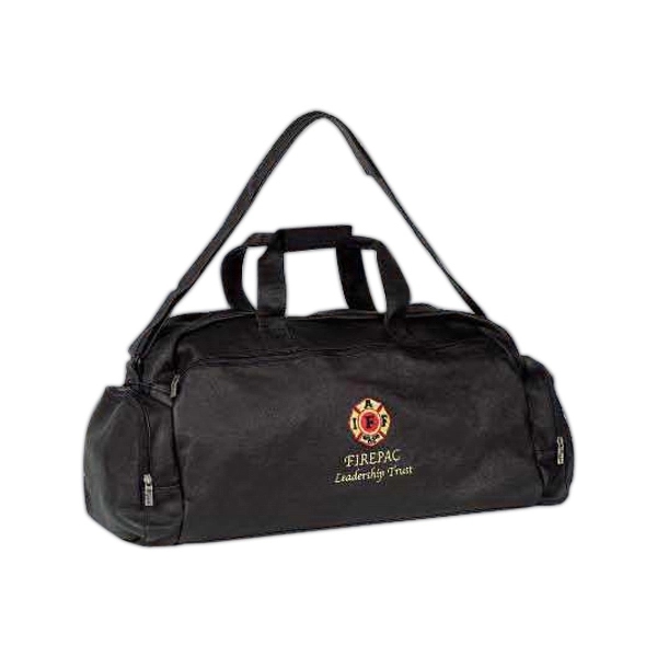 Deluxe Sports Duffle Bag. This can be made in a variety... from ASI 97490 ZZ REMOVED - Winston Manufacturing / Wizzer/Winston Leather