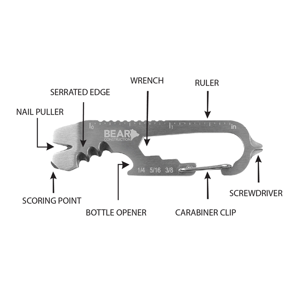 The Nite Ize® DoohicKey Plus is the ultimate all-in-one keychain tool... from ASI 46170 Compass Industries Inc