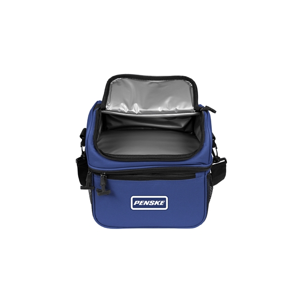 10" x 8"  x 8 3/4" Patriot Lunchbox Duo 15... from ASI 61005 Hirsch Gift Inc