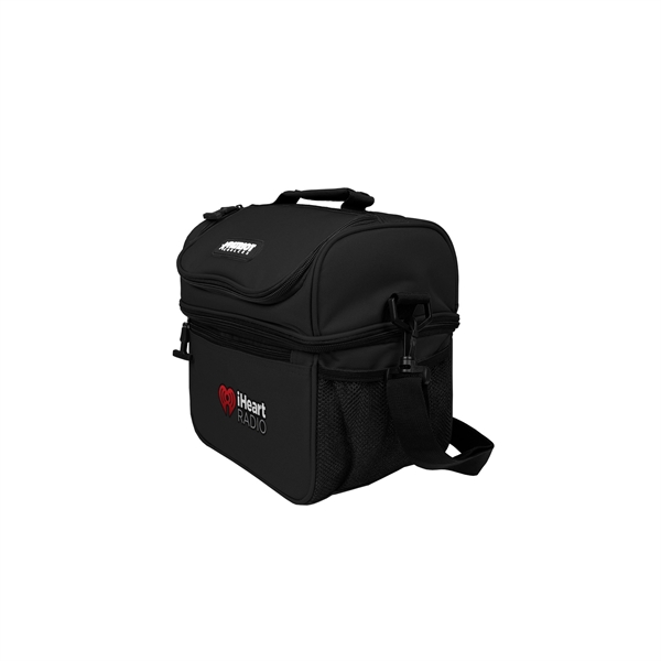 10" x 8"  x 8 3/4" Patriot Lunchbox Duo 15... from ASI 61005 Hirsch Gift Inc