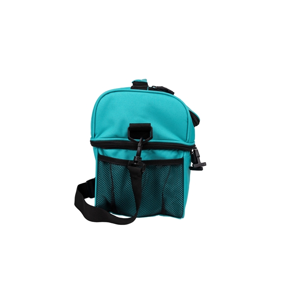 10" x 8"  x 8 3/4" Patriot Lunchbox Duo 15... from ASI 61005 Hirsch Gift Inc