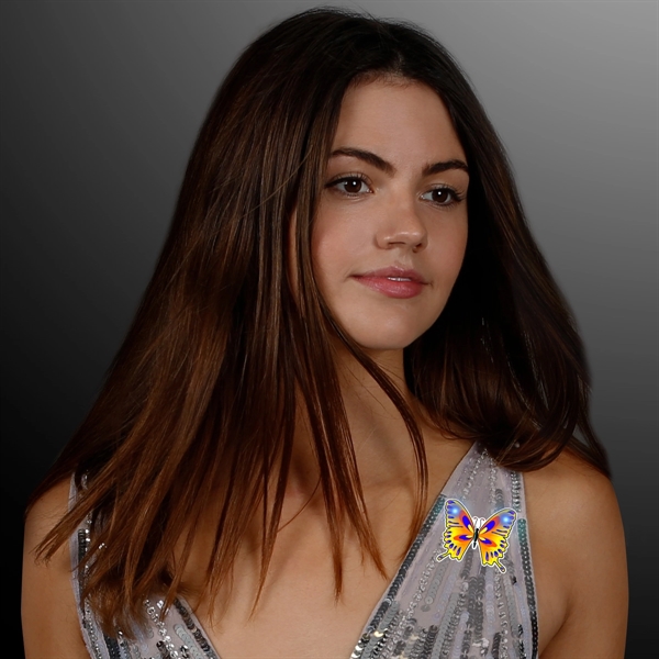 LED butterfly pin is a great party favor for butterfly and... from ASI 34194 ALightPromos / Alight Promotional Products