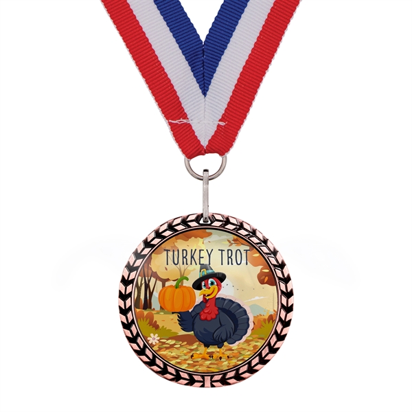 1.75" die cast zinc alloy medal with full color poly dome... from ASI 52263 EMT / EMT EMT EASY