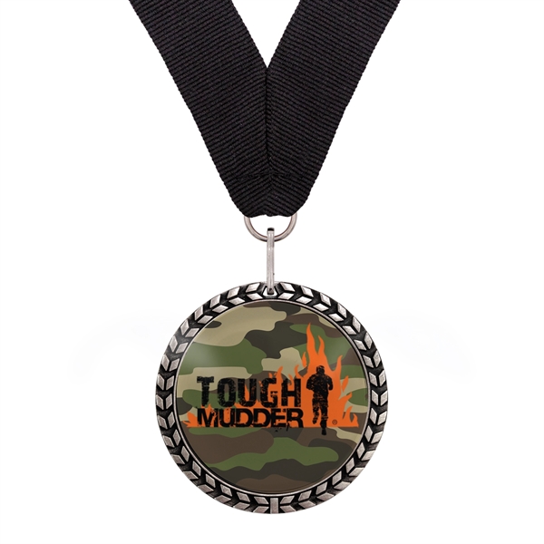 1.75" die cast zinc alloy medal with full color poly dome... from ASI 52263 EMT / EMT EMT EASY