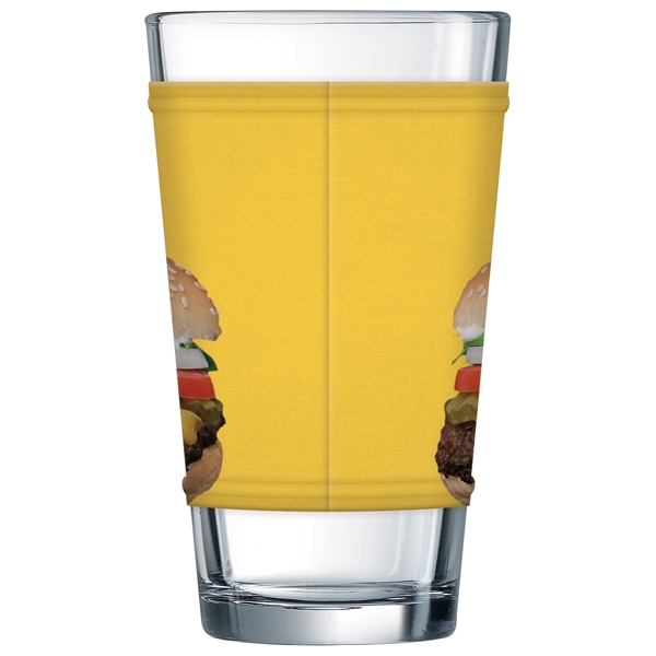 Full custom, full color stretch wrap for Pint Glasses.... from ASI 80228 Quinn
