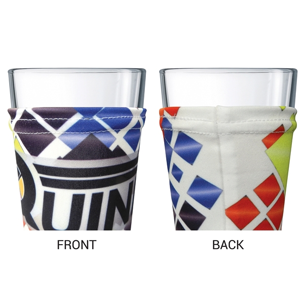 Full custom, full color stretch wrap for Pint Glasses.... from ASI 80228 Quinn