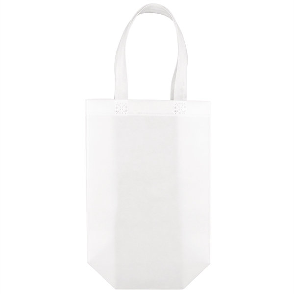 Laminated Non-Woven Tote with lay-flat side and bottom gussets.... from ASI 37940 Bag Makers Inc