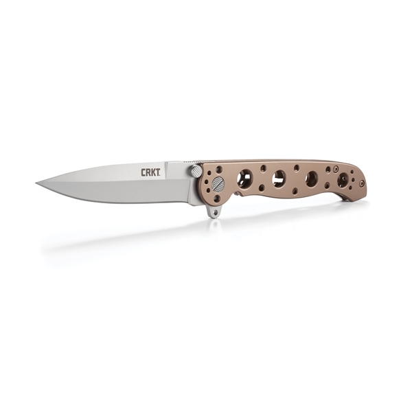 M16® - 03BS Bronze Knife. Sandvik 12C27 blade steel retains an... from ASI 45993 Columbia River Knife & Tool / CRKT