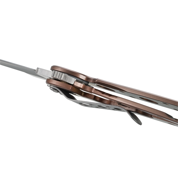 M16® - 03BS Bronze Knife. Sandvik 12C27 blade steel retains an... from ASI 45993 Columbia River Knife & Tool / CRKT