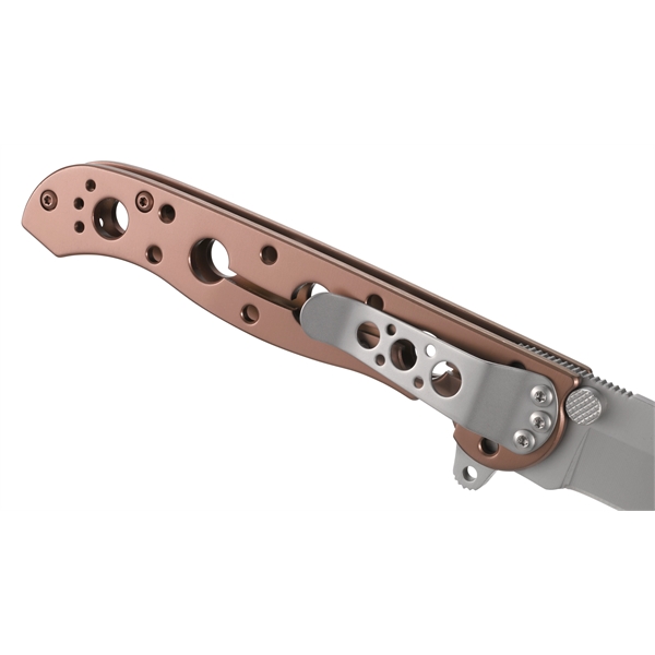 M16® - 03BS Bronze Knife. Sandvik 12C27 blade steel retains an... from ASI 45993 Columbia River Knife & Tool / CRKT