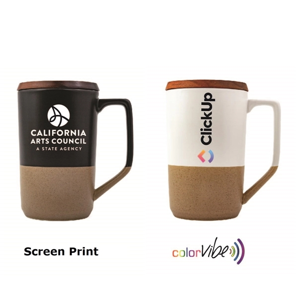 This Art Deco vintage mug is sure to make your brand... from ASI 99030 Zipline