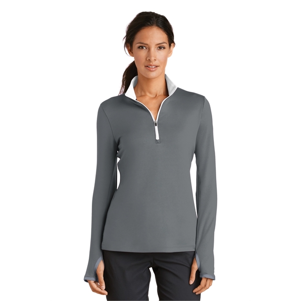 Nike Ladies Dri-FIT Stretch 1/2-Zip Cover-Up.... from ASI 84863 SanMar