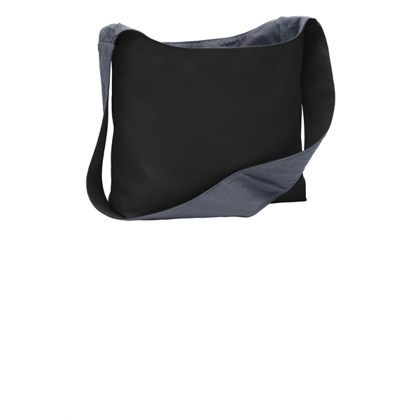 Port Authority Cotton Canvas Sling Bag.... from ASI 84863 SanMar