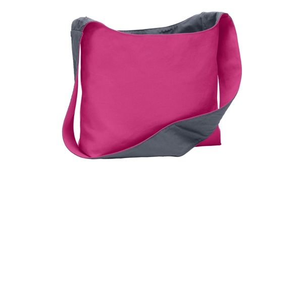 Port Authority Cotton Canvas Sling Bag.... from ASI 84863 SanMar