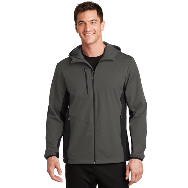 Port Authority Active Hooded Soft Shell Jacket.... from ASI 84863 SanMar