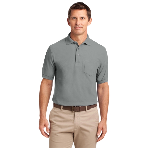 Port Authority Silk Touch Polo with Pocket.... from ASI 84863 SanMar