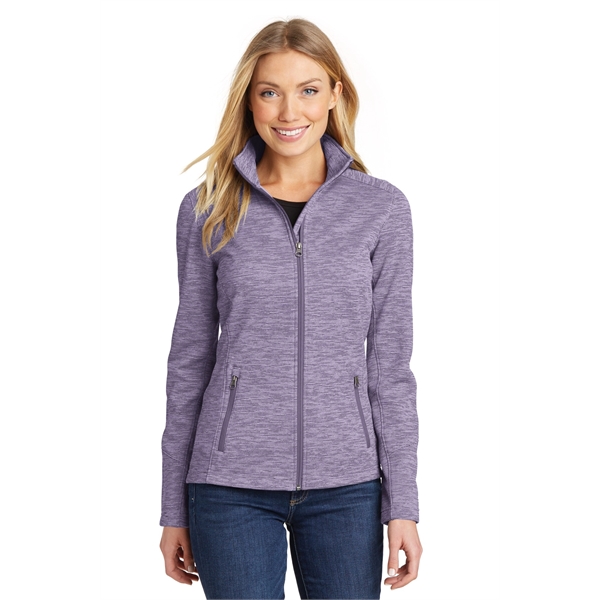 Port Authority Ladies Digi Stripe Fleece Jacket.... from ASI 84863 SanMar
