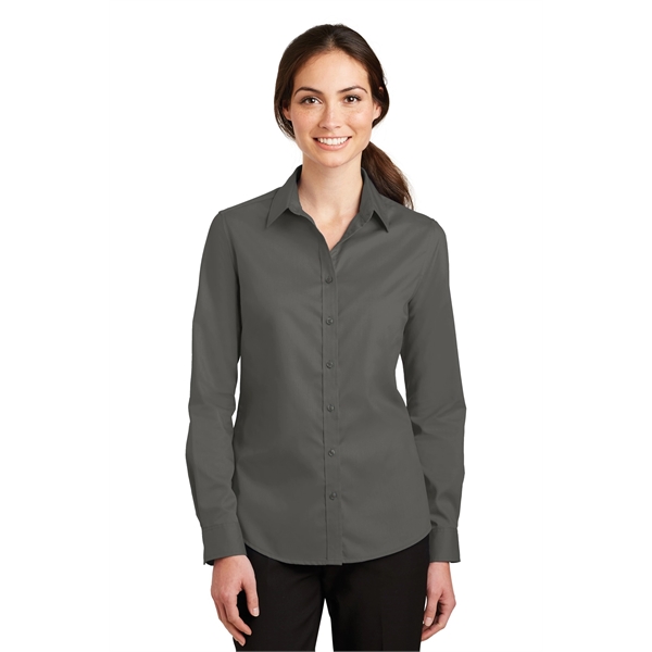 Port Authority Ladies SuperPro Twill Shirt.... from ASI 84863 SanMar