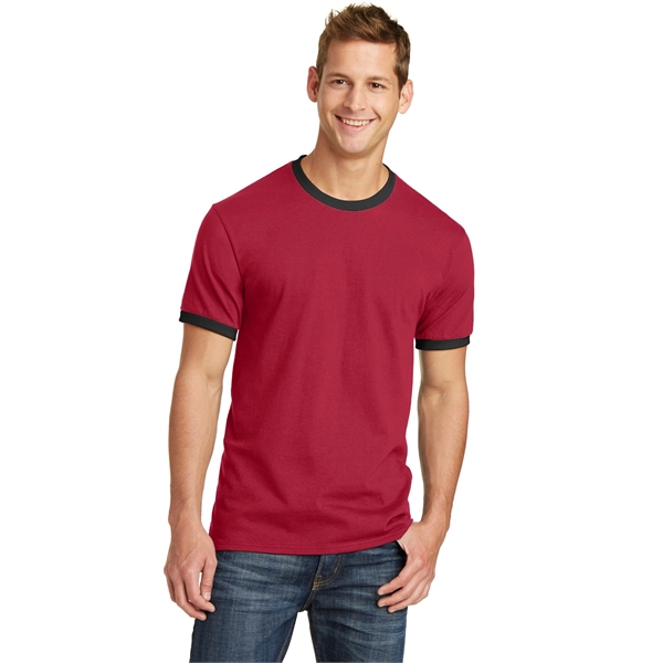 Port & Company Core Cotton Ringer Tee.... from ASI 84863 SanMar