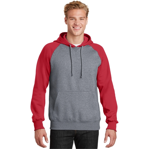 Sport-Tek Raglan Colorblock Pullover Hooded Sweatshirt.... from ASI 84863 SanMar