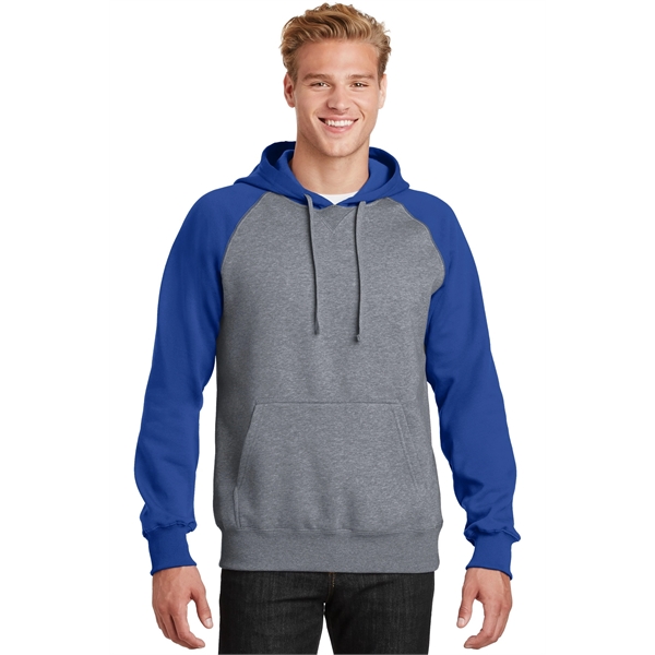 Sport-Tek Raglan Colorblock Pullover Hooded Sweatshirt.... from ASI 84863 SanMar