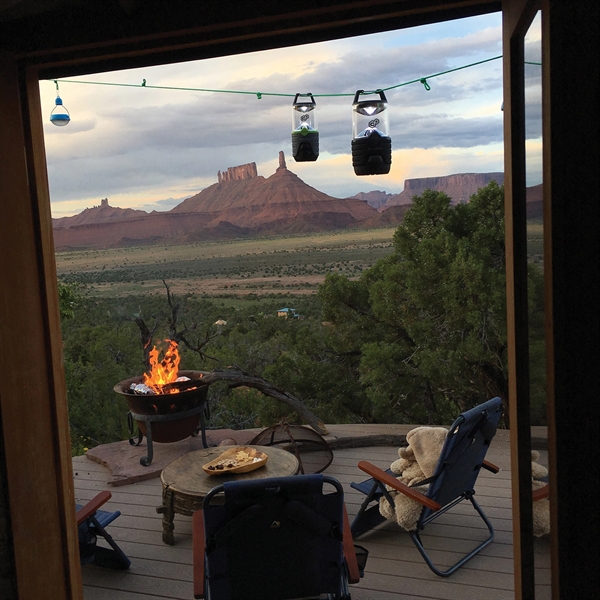 400 Lumen lantern with three LED modes, weather/impact resistant, integrated carabiner... from ASI 46170 Compass Industries Inc