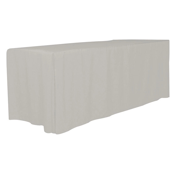 Fitted table cover made of polyester fabric; features 4 sides and... from ASI 62660 Innovation Line