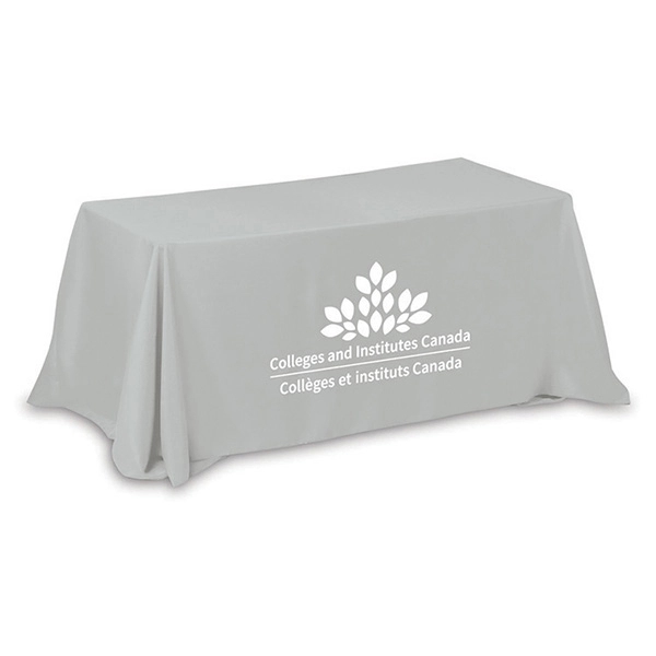 Throw-style, 4-sided table cover made of polyester fabric; fits a 6... from ASI 62660 Innovation Line
