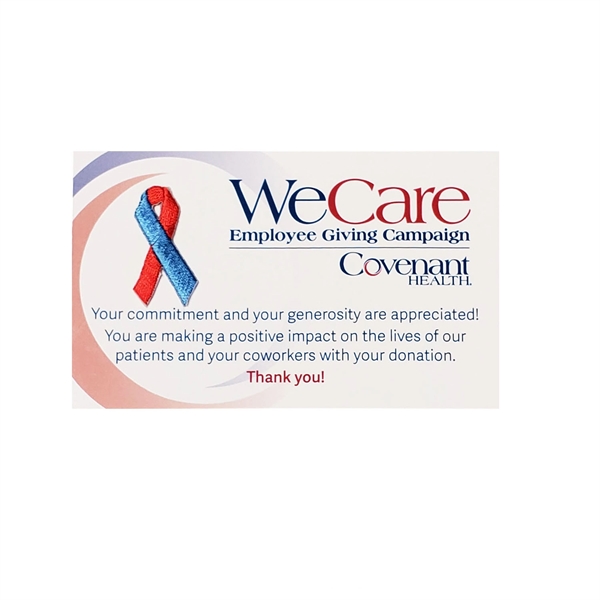 1 1/2" x 1 1/2" peel and stick embroidered applique placed... from ASI 90160 Suntex Industries