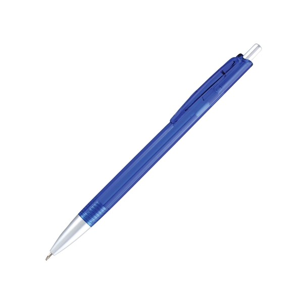 Translucent colored barrels, silver trim, black ink... from ASI 44368 ZZ DROPPED -Cedar Crest Manufacturing