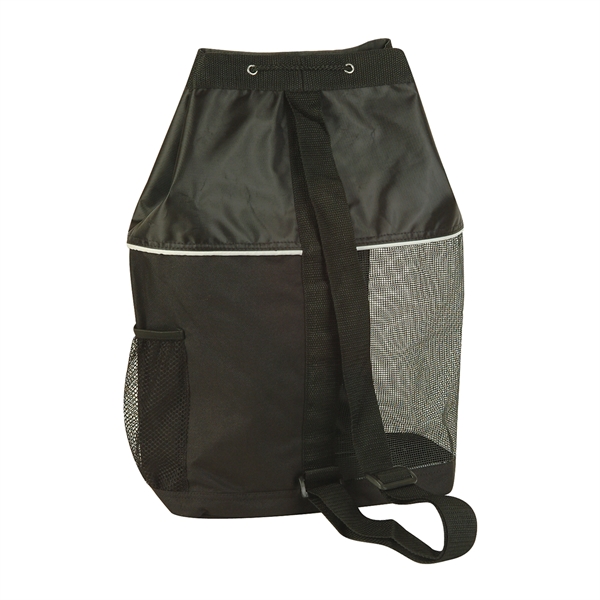 Partial mesh design that includes a zippered front pocket and side... from ASI 34800 Alstar Creations