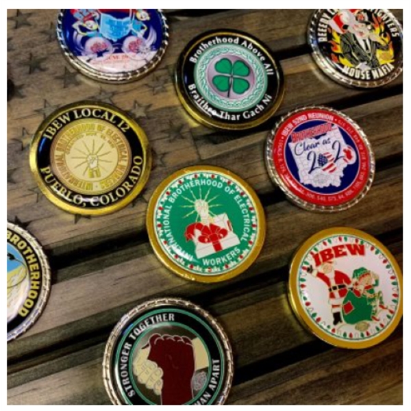 Photo dome coins allow for incredible detail, just like you would... from ASI 74100 Norco Holdings, LLC / Norco