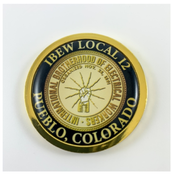 Photo dome coins allow for incredible detail, just like you would... from ASI 74100 Norco Holdings, LLC / Norco