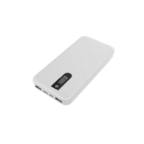 Power bank with 3 built-in cables - 10000 mAh plus 1c1p... from ASI 37218 Athena Promo (tm)