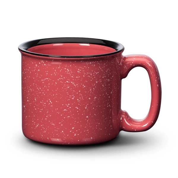The thickly glazed, speckled granite-style finish of the Savannah ceramic mug... from ASI 84592 St Regis Group