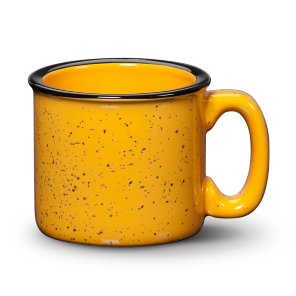 The thickly glazed, speckled granite-style finish of the Savannah ceramic mug... from ASI 84592 St Regis Group
