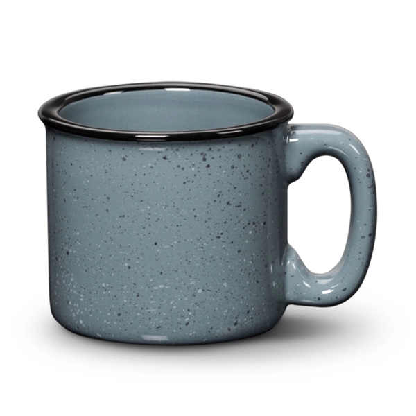 The thickly glazed, speckled granite-style finish of the Savannah ceramic mug... from ASI 84592 St Regis Group