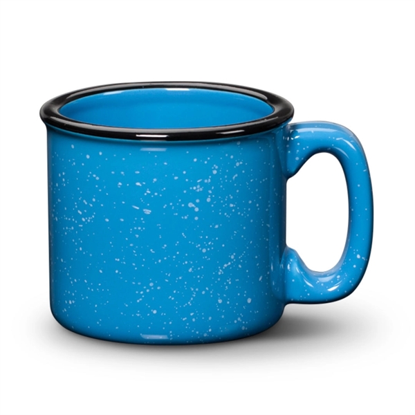 The thickly glazed, speckled granite-style finish of the Savannah ceramic mug... from ASI 84592 St Regis Group