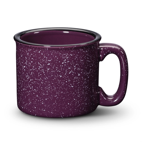 The thickly glazed, speckled granite-style finish of the Savannah ceramic mug... from ASI 84592 St Regis Group