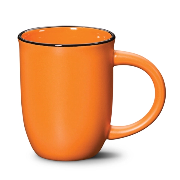 The subtle, sleek curved surface of the Fiona ceramic mug bells... from ASI 84592 St Regis Group