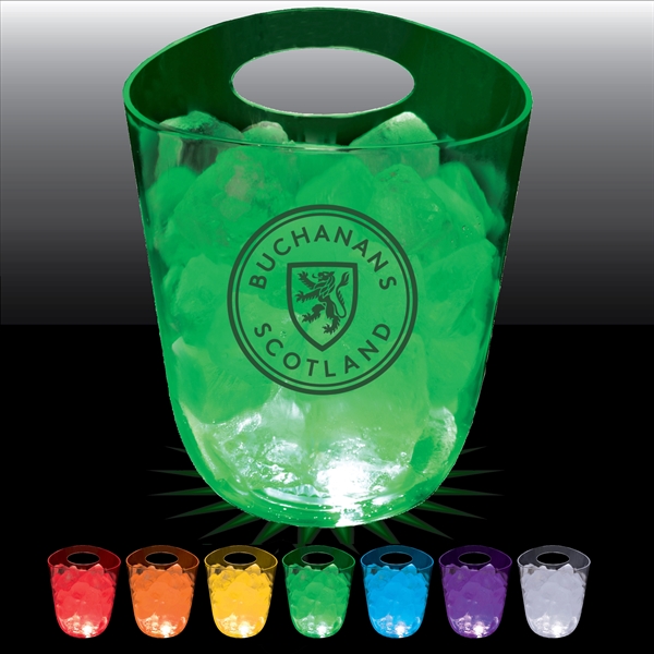 125 oz. Light-Up Polystyrene Plastic Ice Bucket, choice of 8 dome... from ASI 61952 Howw Mfg Co Inc / Howw USA