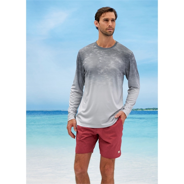 Montauk full long-sleeve sublimation tee with moisture and odor control and... from ASI 85988 Century Place Apparel